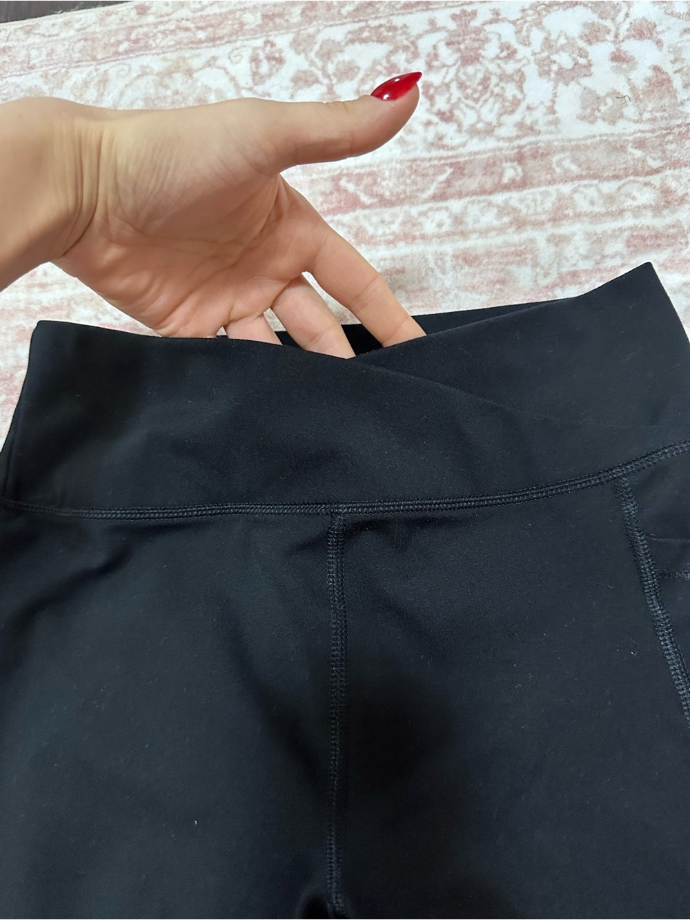Calvin Klein 🖤 Cross Front Mid Length Shorts - Picture 3 of 8